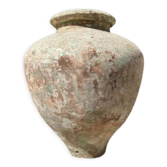 Old terracotta jar