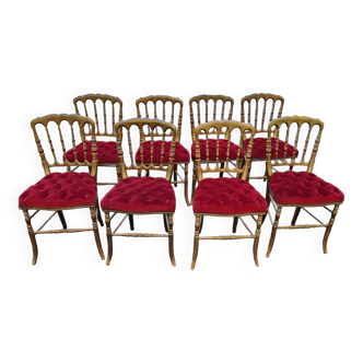 8 chaises de théâtre