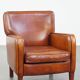 Sheepskin leather armchair