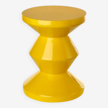 Tabouret zig zag jaune  - Polspotten