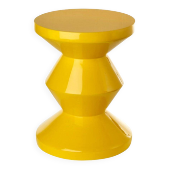 Tabouret zig zag jaune  - Polspotten