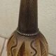 Large African Style Ceramic Lamp Stand