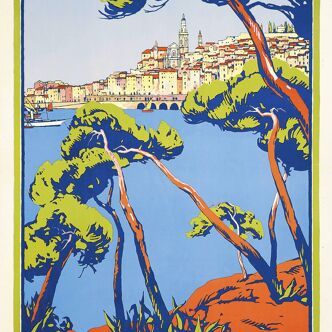 Affiche MENTON - Rogers BRODERS