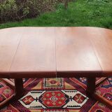 Scandinavian round table in teak 1960