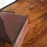 Set of 3 old cardboard suitcases