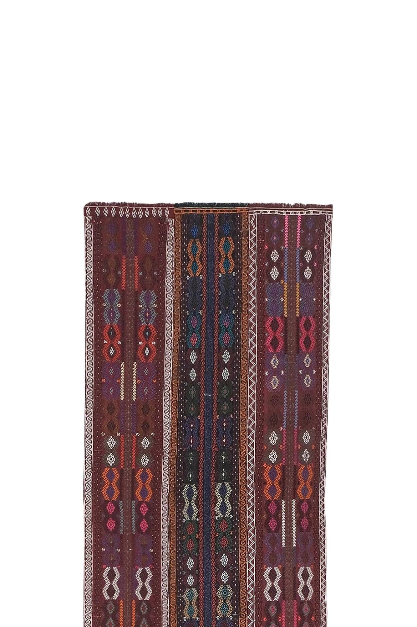 Tapis de couloir turc vintage