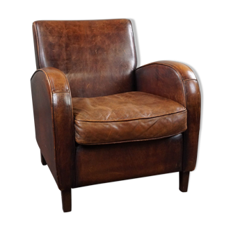 Sheepskin armchair