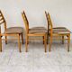 3 Scandinavian teak chairs