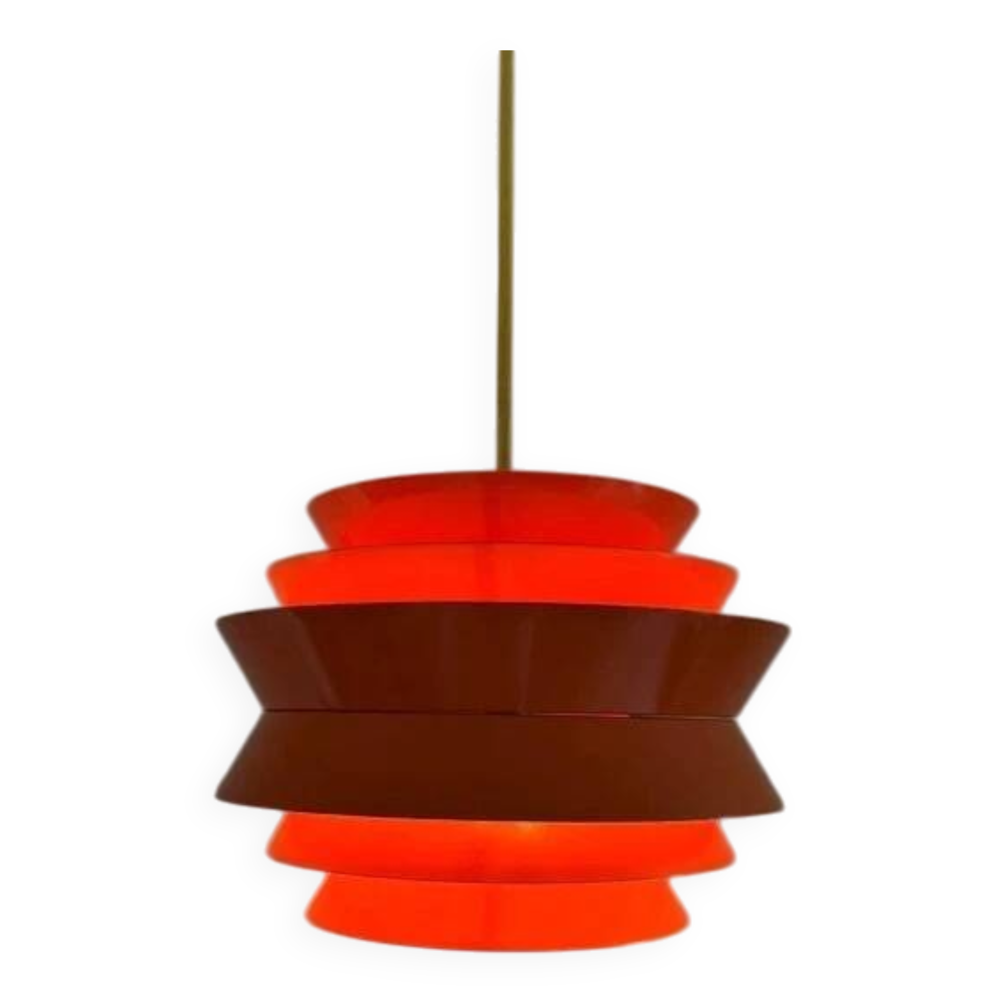 Vintage Trava pendant - Carl Thore - Swedish design lamp - Granhaga Metallindustri
