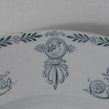 Dish or cake compiegne, terre de fer