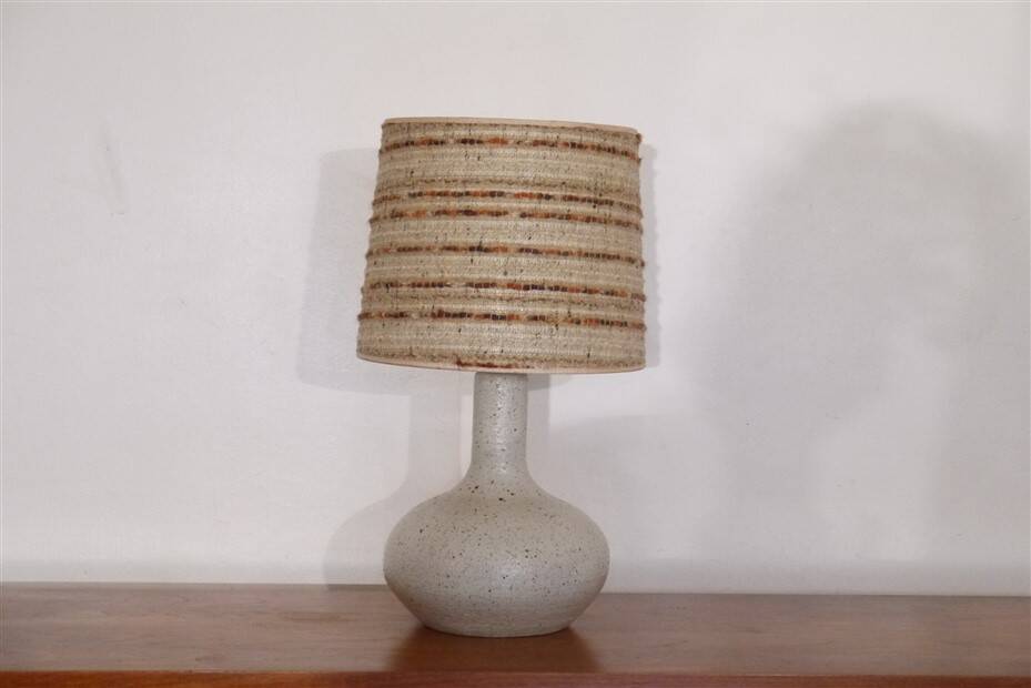 Vintage stoneware lamp