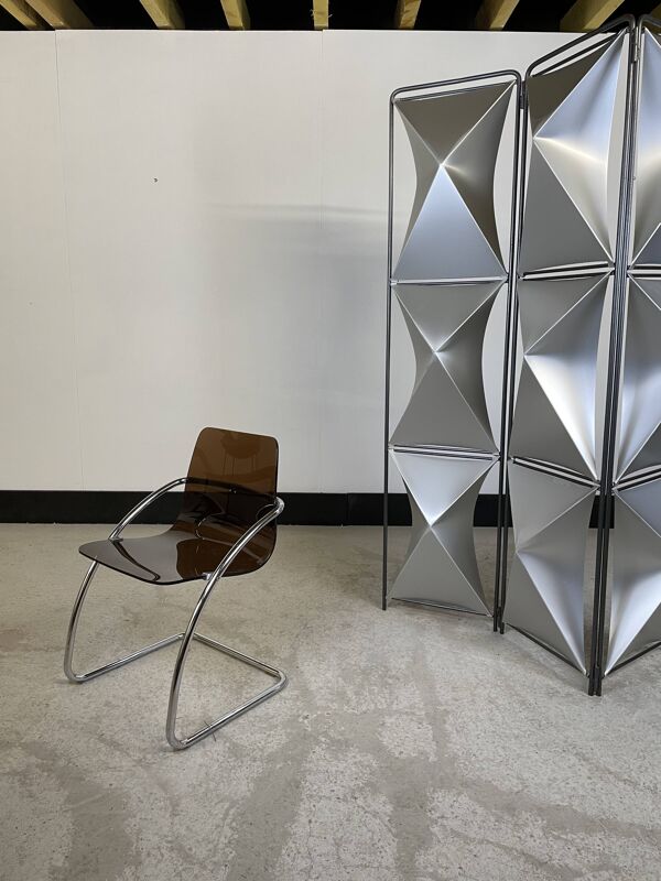 Grand paravent en aluminium