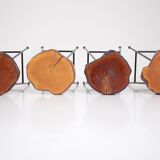 Rustic modernist bar stools