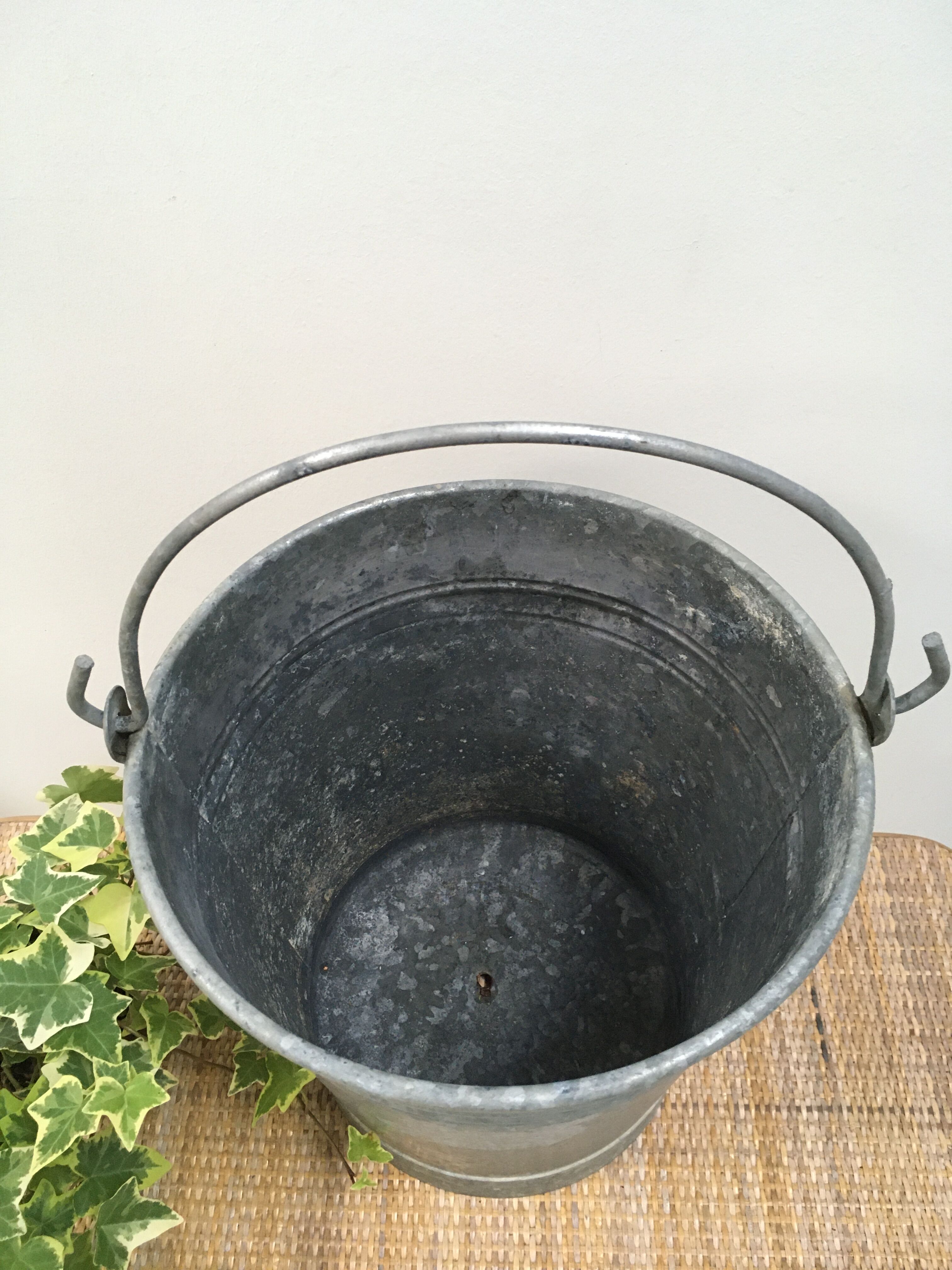 Vintage zinc bucket