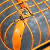 Bench - vintage stool, mesh Ikea Västerön in orange