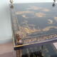 Table Maison Baguès Paris, bronze bambou et laque de chine