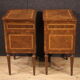 Pair of Louis XVI style bedside tables from the 60s