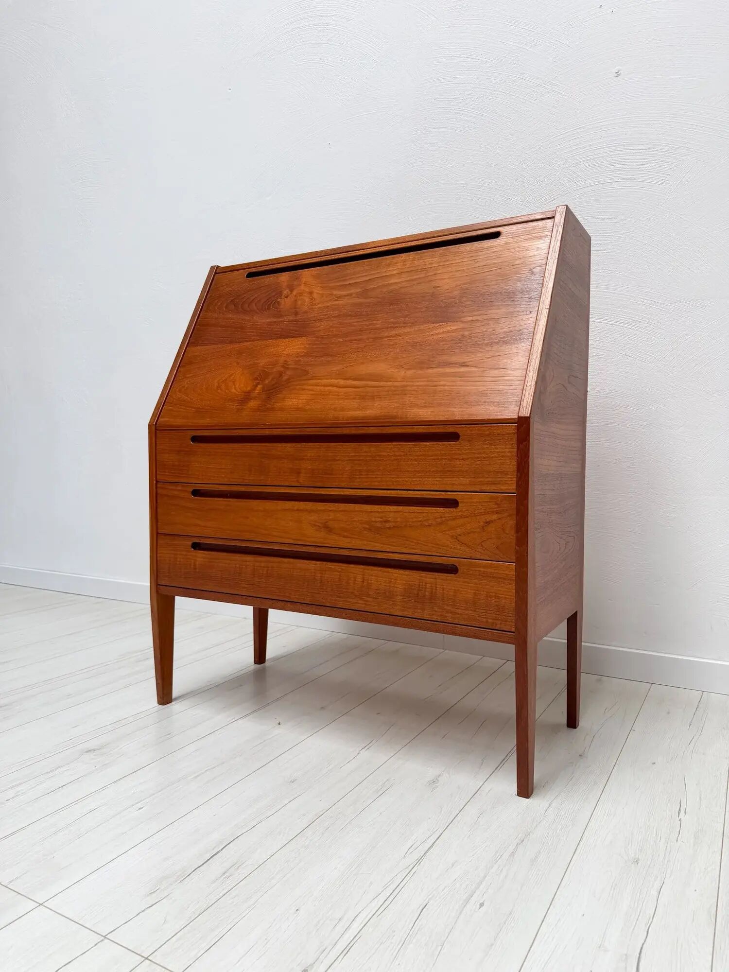 1960s Danish teak secretary desk by Kai Kristiansen for Tørring Møbelfabrik