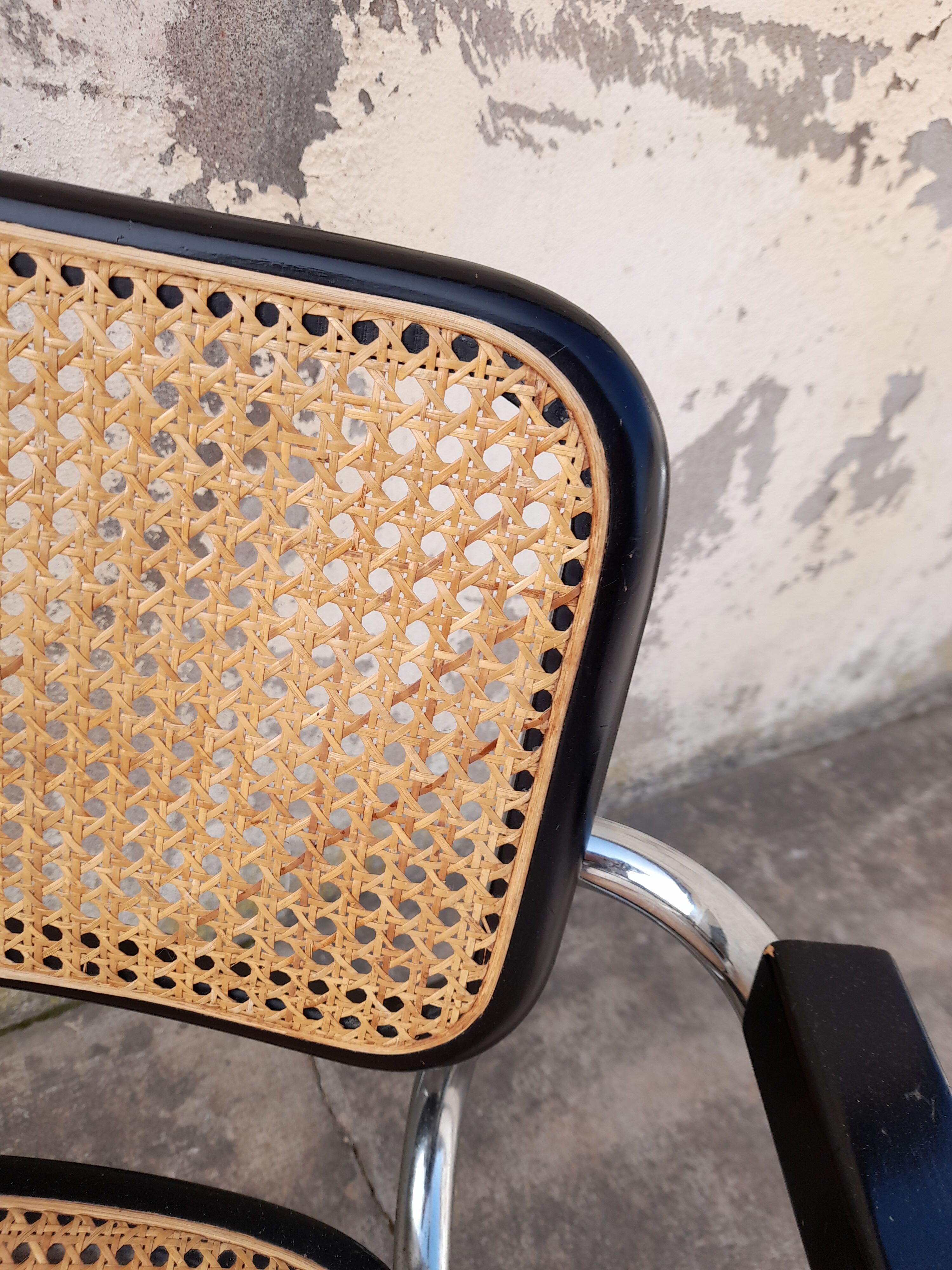 Paire de fauteuils B64 Cesca de Marcel Breuer