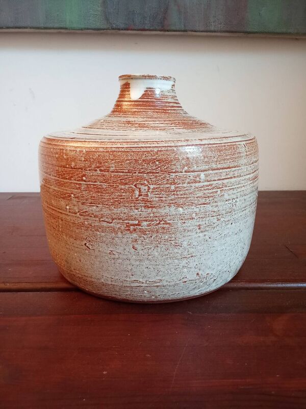 Vase bouteille  de Alain Rech (1936-2023)