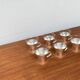 Mid-century German tea glasses by WMF, 1960s, set of 6.