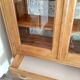Parisian display cabinet in solid oak