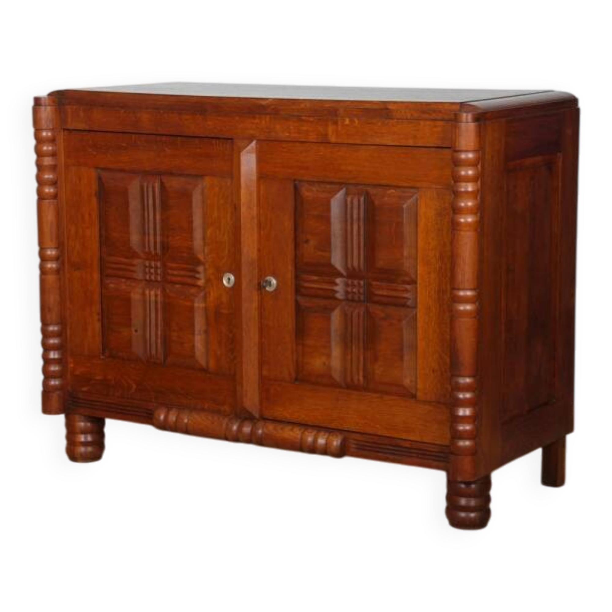 Buffet en chêne dans le goût Charles Dudouyt, 1940