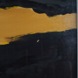 Painting „The Winter Aurora”, Scandinavian design, 1970s