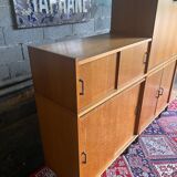 Modular vintage showcase library modernist style / Minvielle - 50s/60s