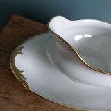 Betoule and Legrand Limoges porcelain sauceboat