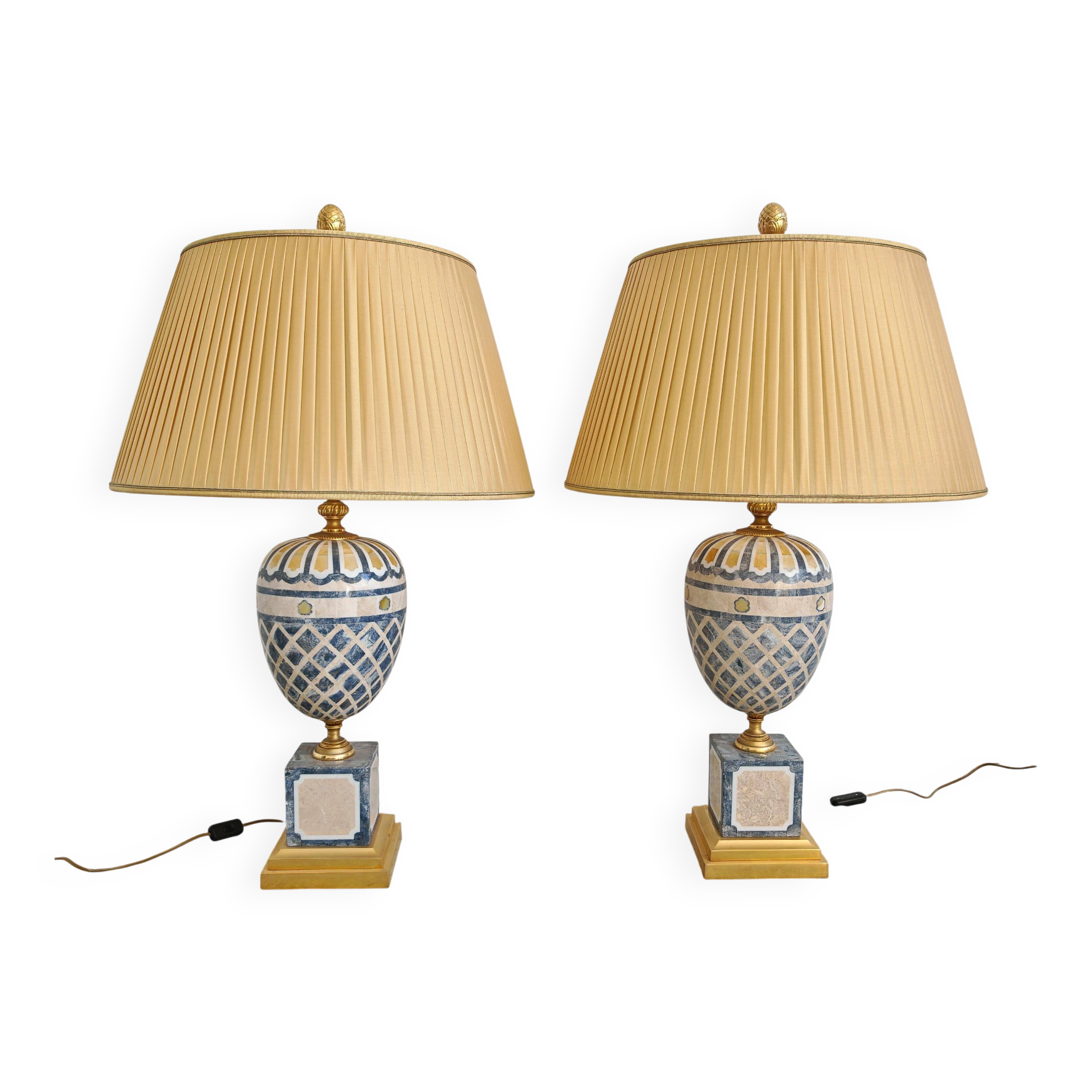 Pair of 'Hottonia' table lamps by Laudarte 2000s
