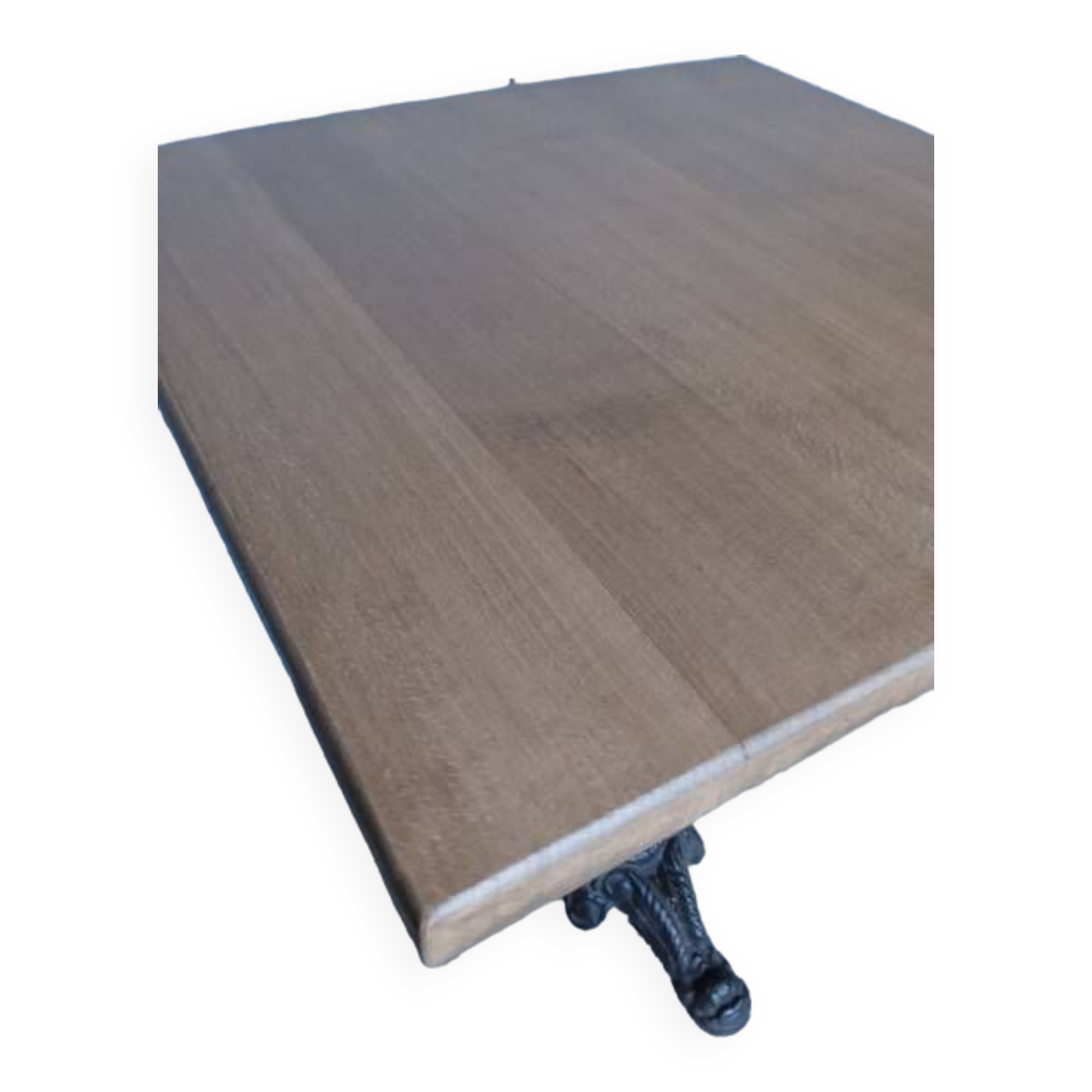 Bistro table(s) 60/60cm solid wood top pedestal table