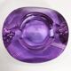 Rare Purple Glass Ashtray - Moser 1960s