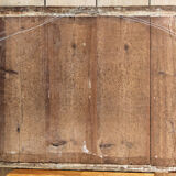 Art deco mirror, gilded with leaf 68x85cm