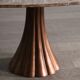 Oval onyx marble dining table by Angelo Mangiarotti, Italy, 1970s