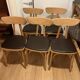 (Lot) 5 chairs model Banane stamped Lutherma.