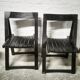 Pair of folding chairs 60s