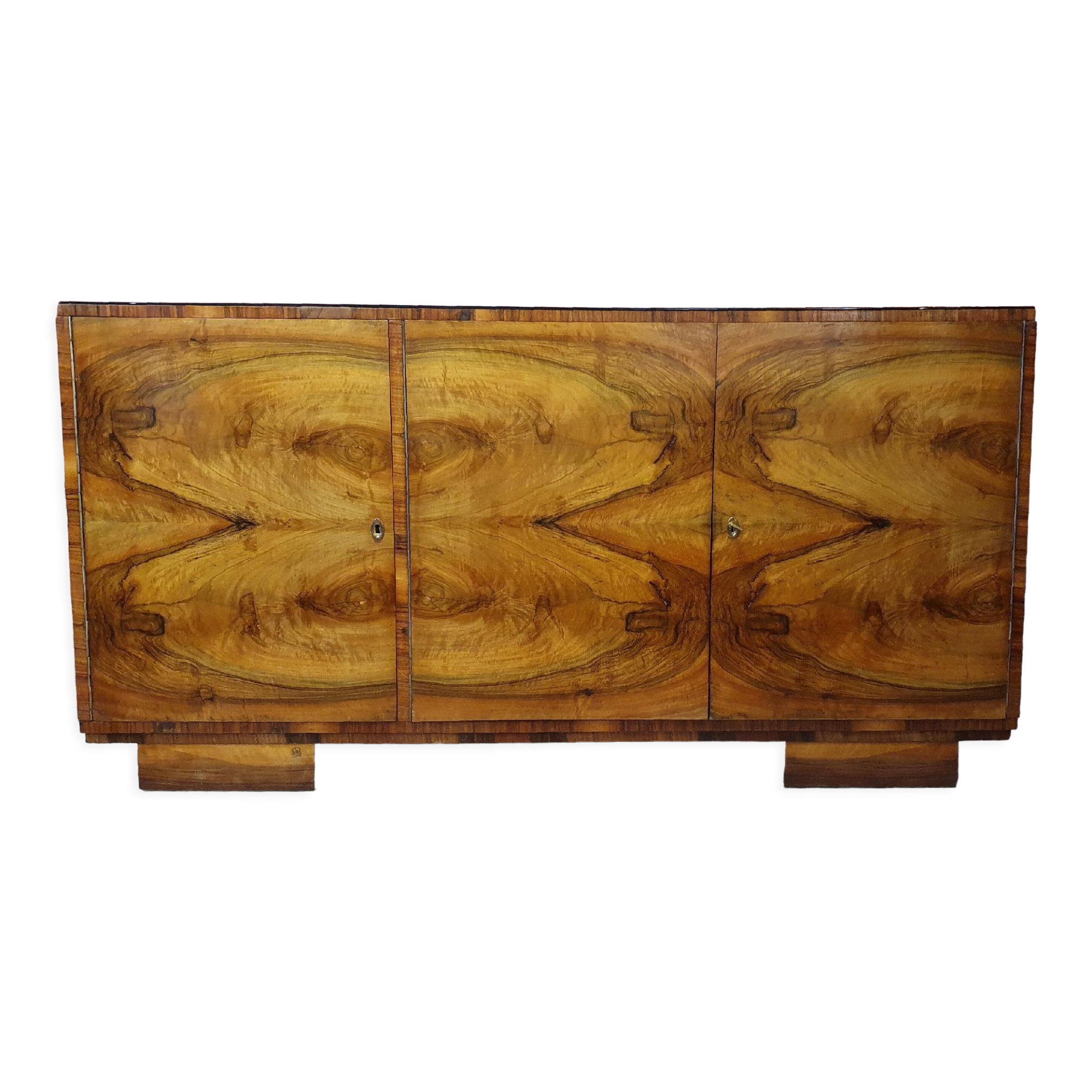 Renovated sideboard mid century, art deco, 1960s Poland