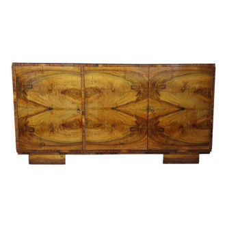 Renovated sideboard mid century, art deco, 1960s Poland