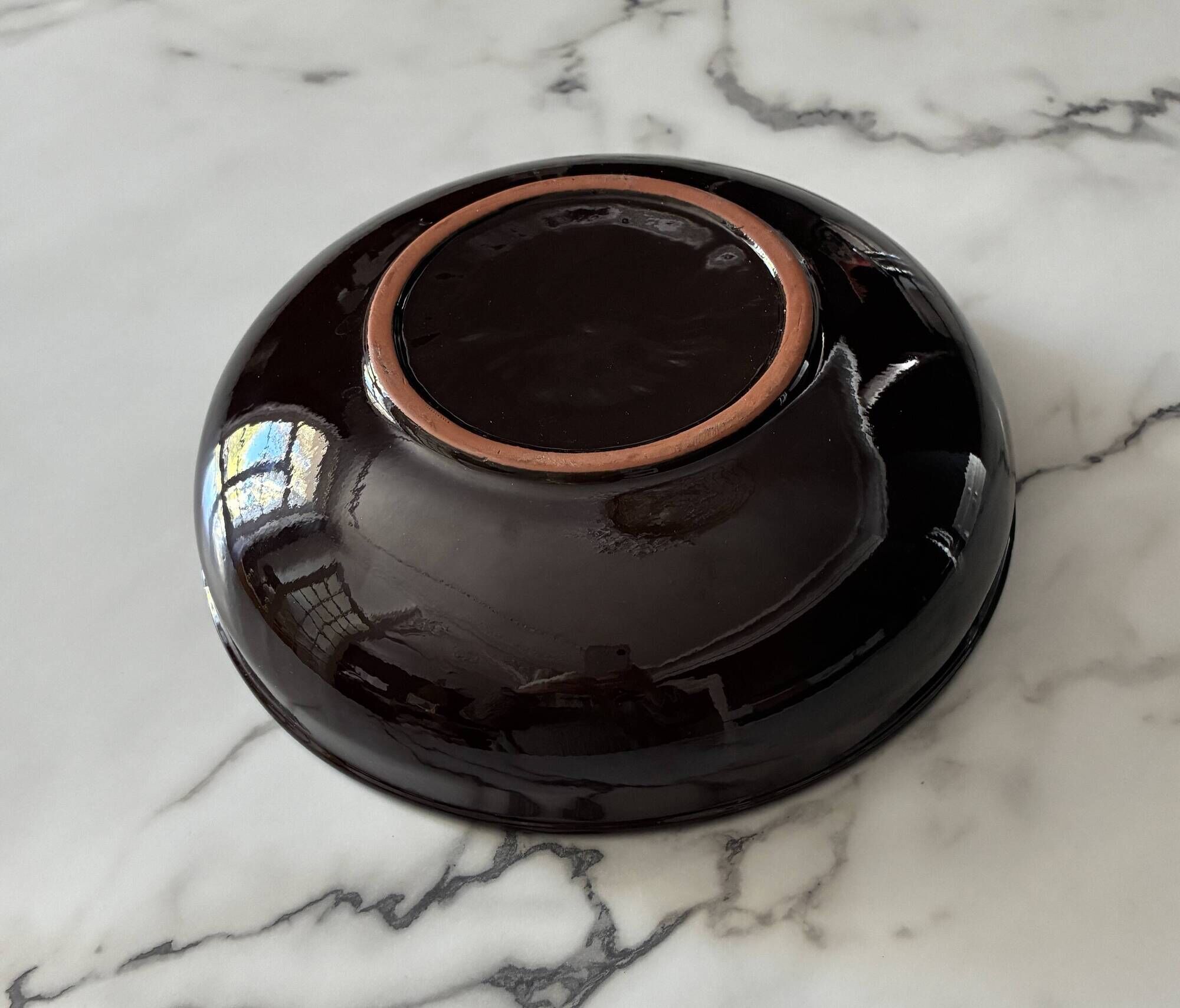 Flat round salad bowl Catalonia