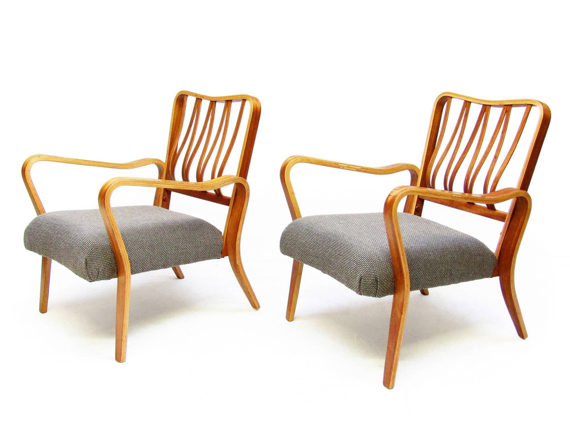 Two 1950s "Linden" Lounge Chairs in Teak by G A Jenkins