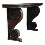 Carved bench