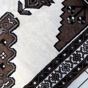 Handmade vintage Persian Gabbeh rug 128cm x 211cm, 1970s