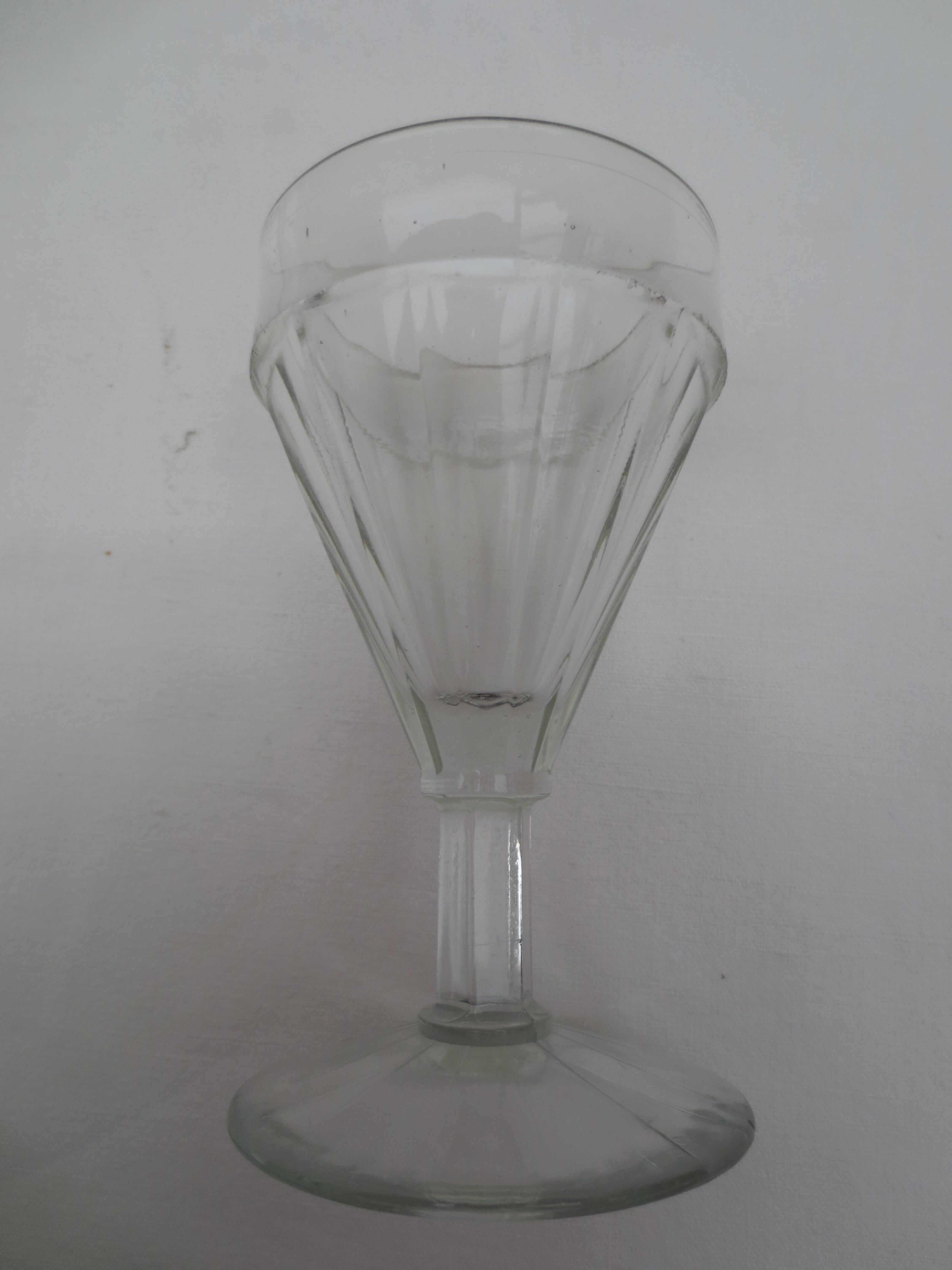 Lot de 5 verres à vin bistrot des années  50