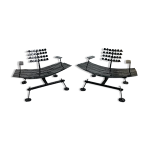 Set de 2 fauteuils par - michel