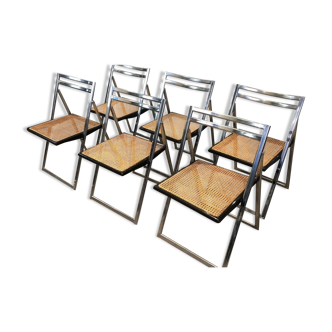 Suite de 6 chaises pliantes