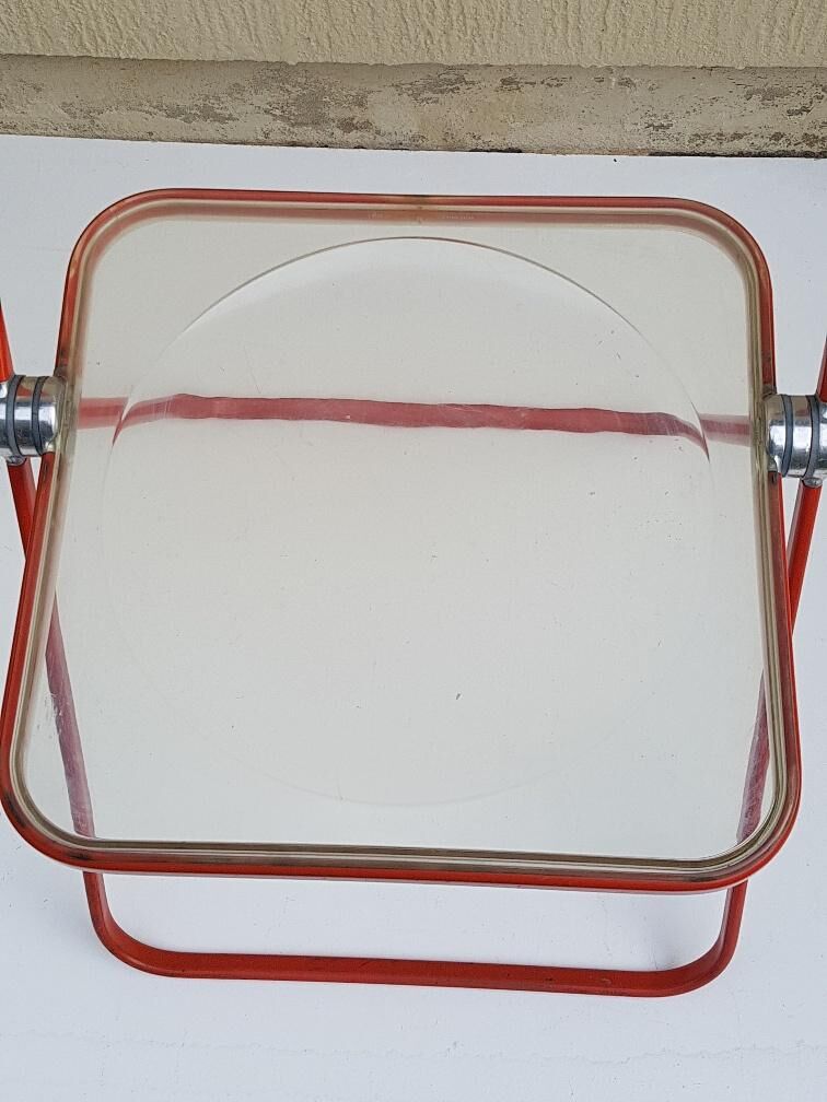 Pair of Plia chairs Giancarlo Piretti for Castelli
