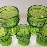 5 vintage glasses