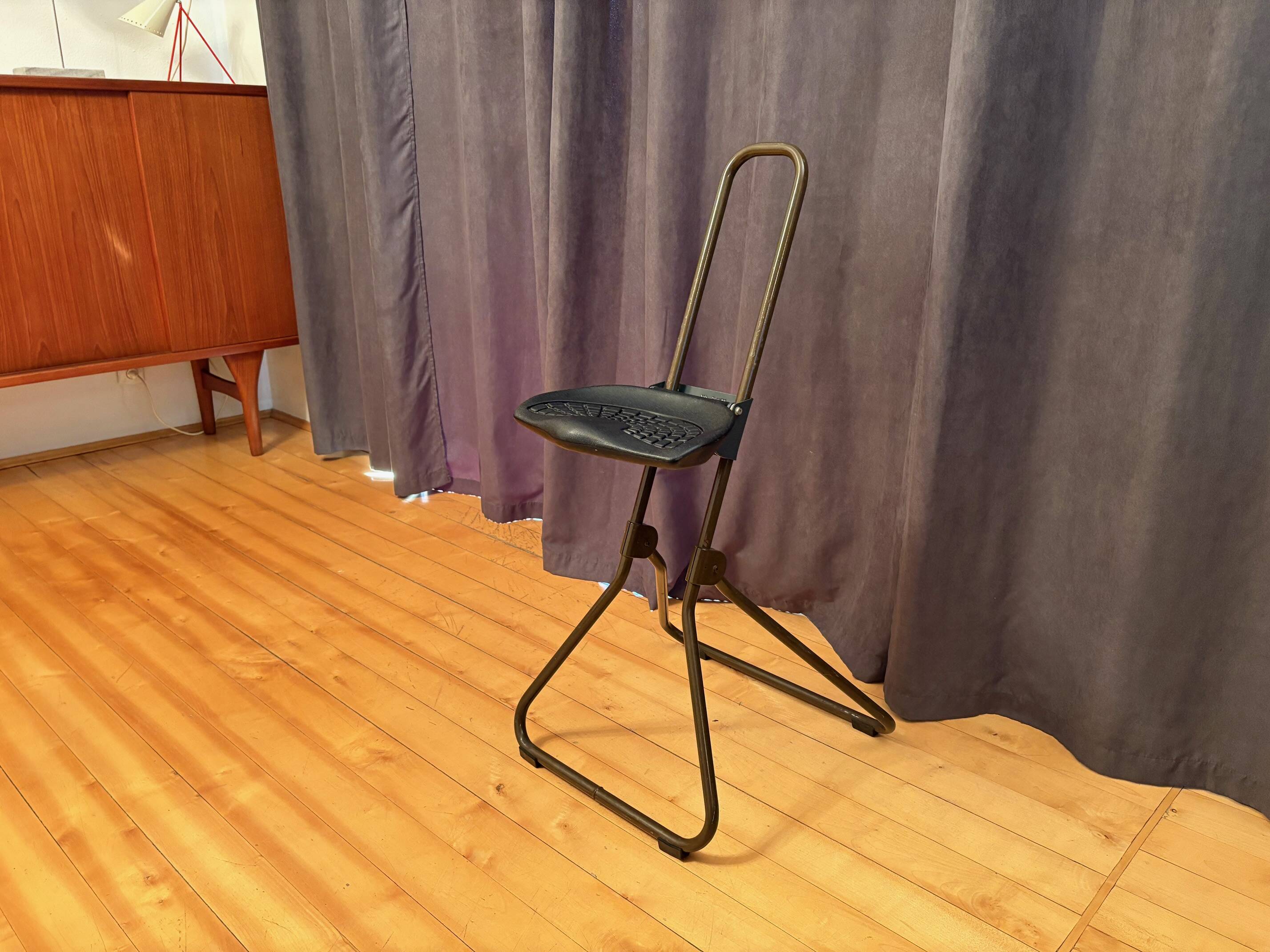 Tabouret ajustable par Brand/Häfner, Bad Essen, Allemagne années 1980