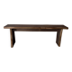 Petit banc en bois brut